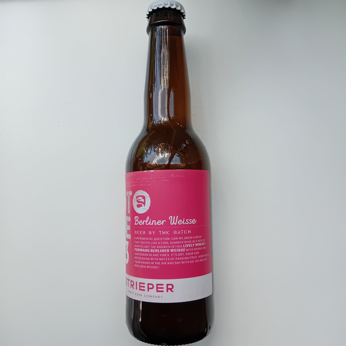 Strieper Prototype No 13 Berliner Weisse - 330ml - 5.3% - brouwerij Strieper, Valkenswaard