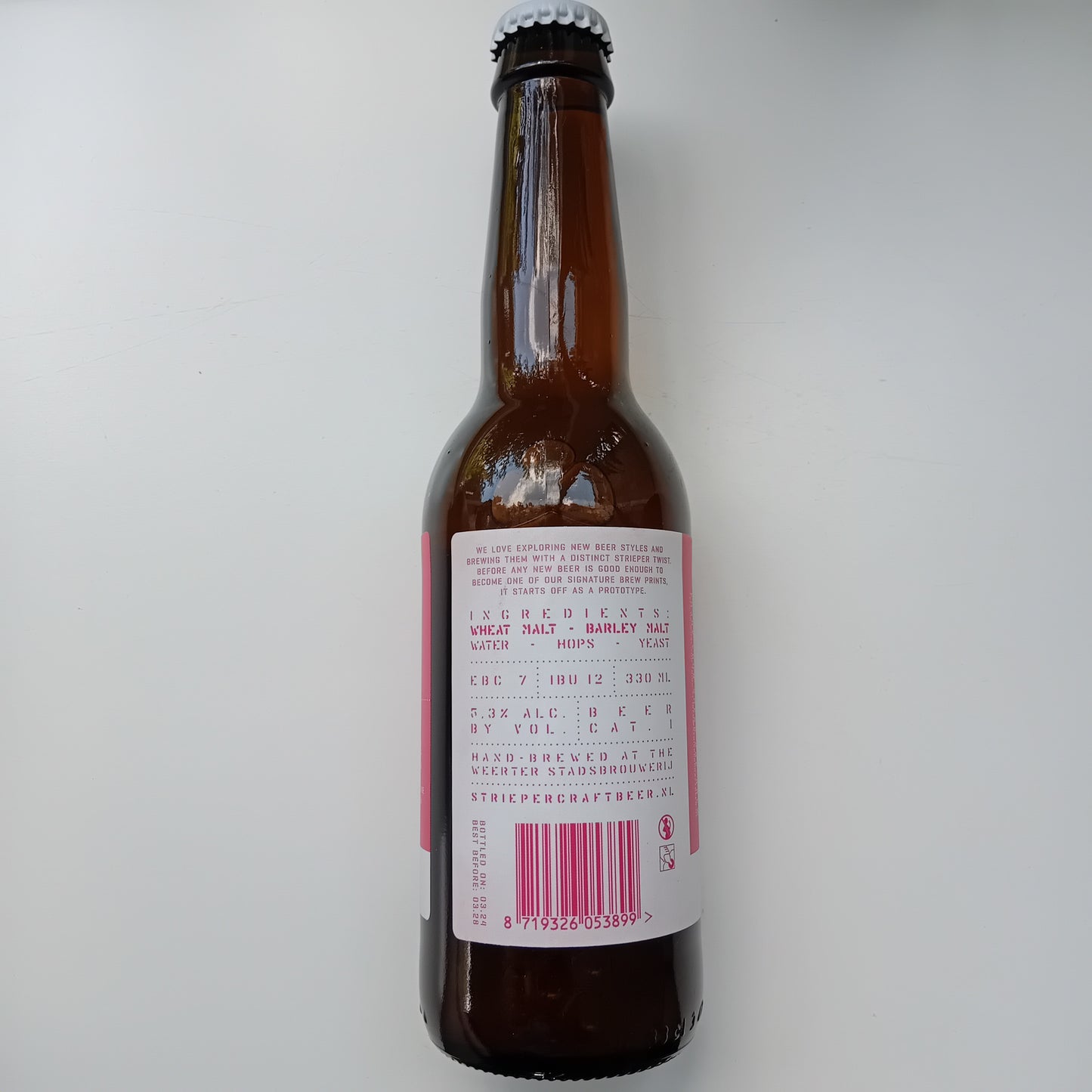 Strieper Prototype No 13 Berliner Weisse - 330ml - 5.3% - brouwerij Strieper, Valkenswaard