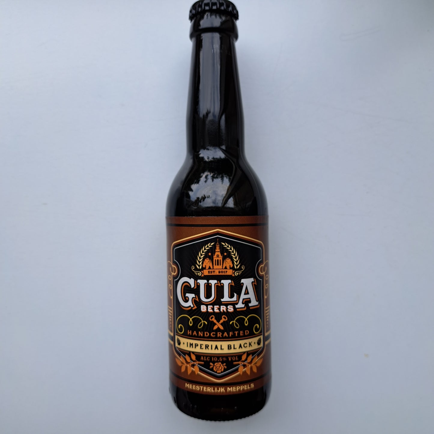 Gula Beers Imperial Black - 330ml - 10,5% - brouwerij Gula Beers, Meppel (THT 31-10-2024)