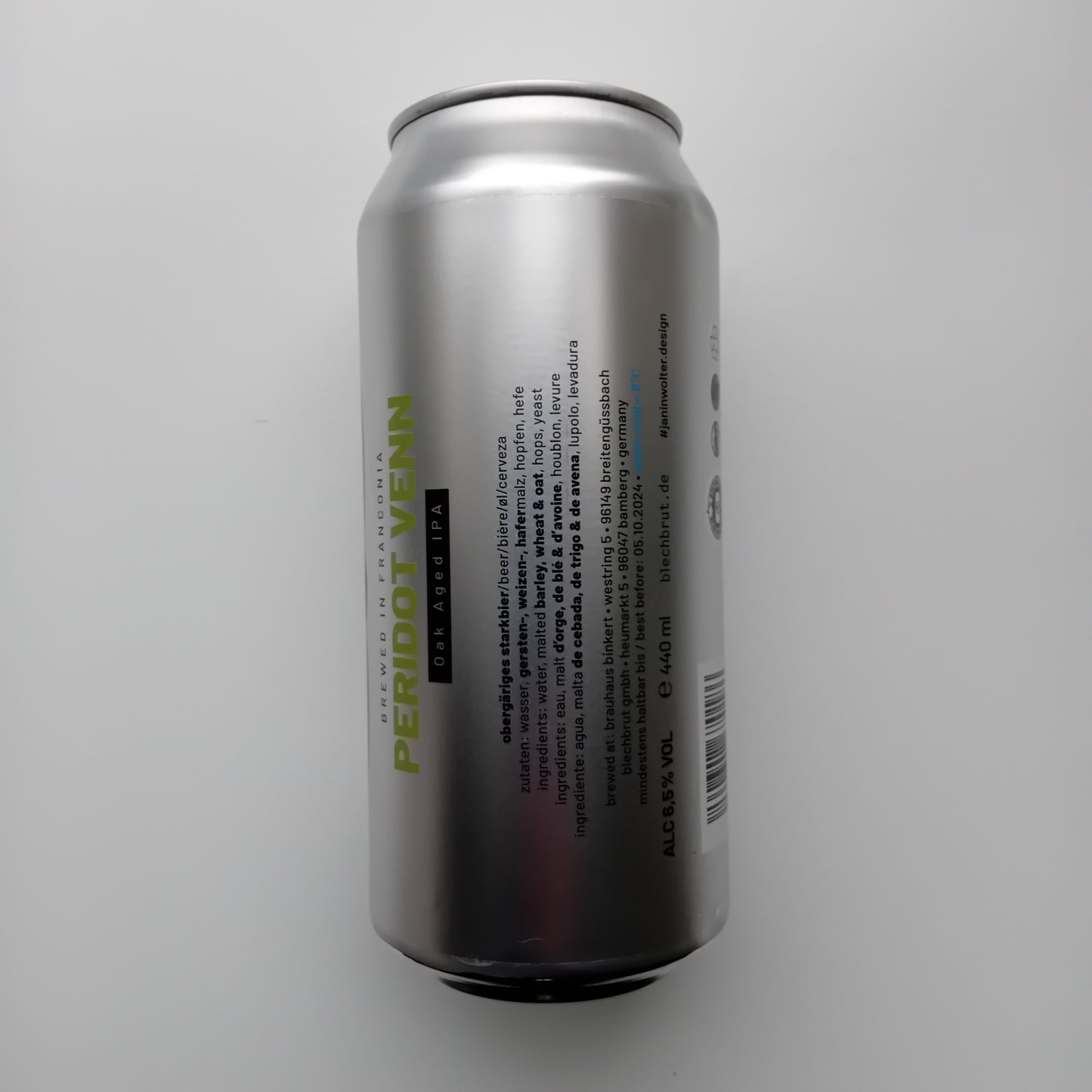 Blech. Brut Peridot Venn IPA - 440ml - 6,5% (THT 05-10-2024)
