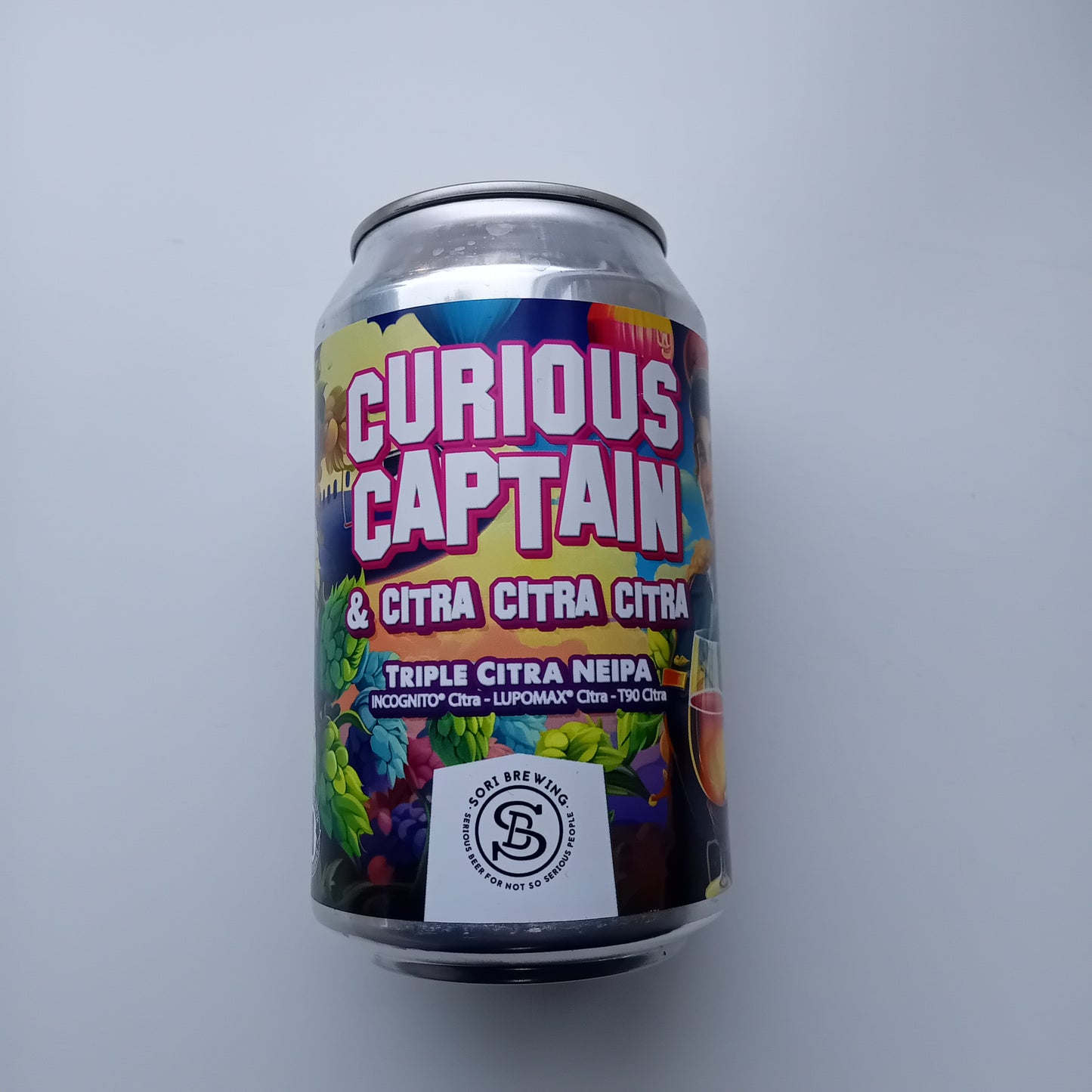 Sori Curious Captain & Citra, citra, citra Triple Citra NEIPA - 330ml - 7,0% (THT 24-09-2024)