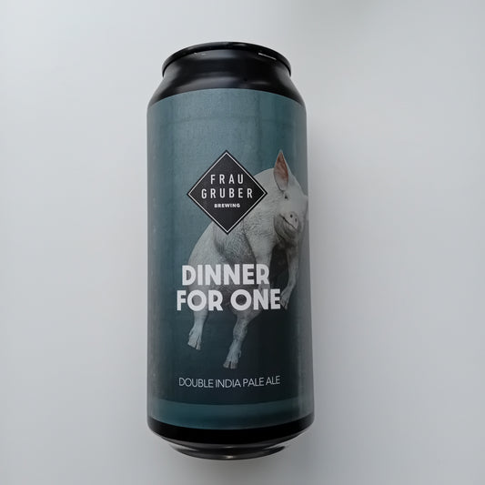 Frau Gruber Dinner for one New Engeland Double IPA - 440ml - 7,9% (THT 31-10-2024)