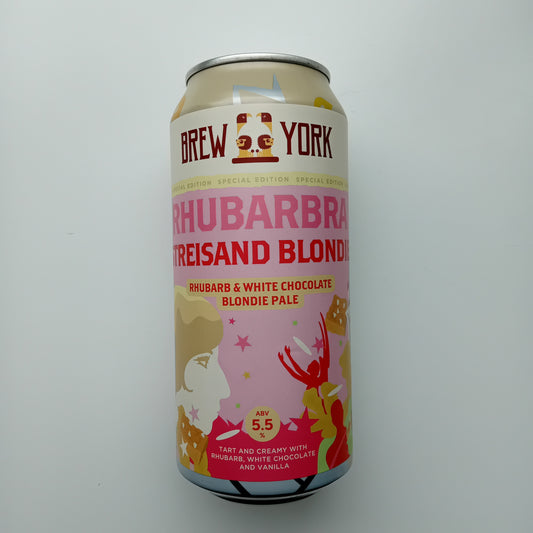Brew York Rhubarbra Blondie Pale - 440ml - 5,5% (THT 9-11-2024)