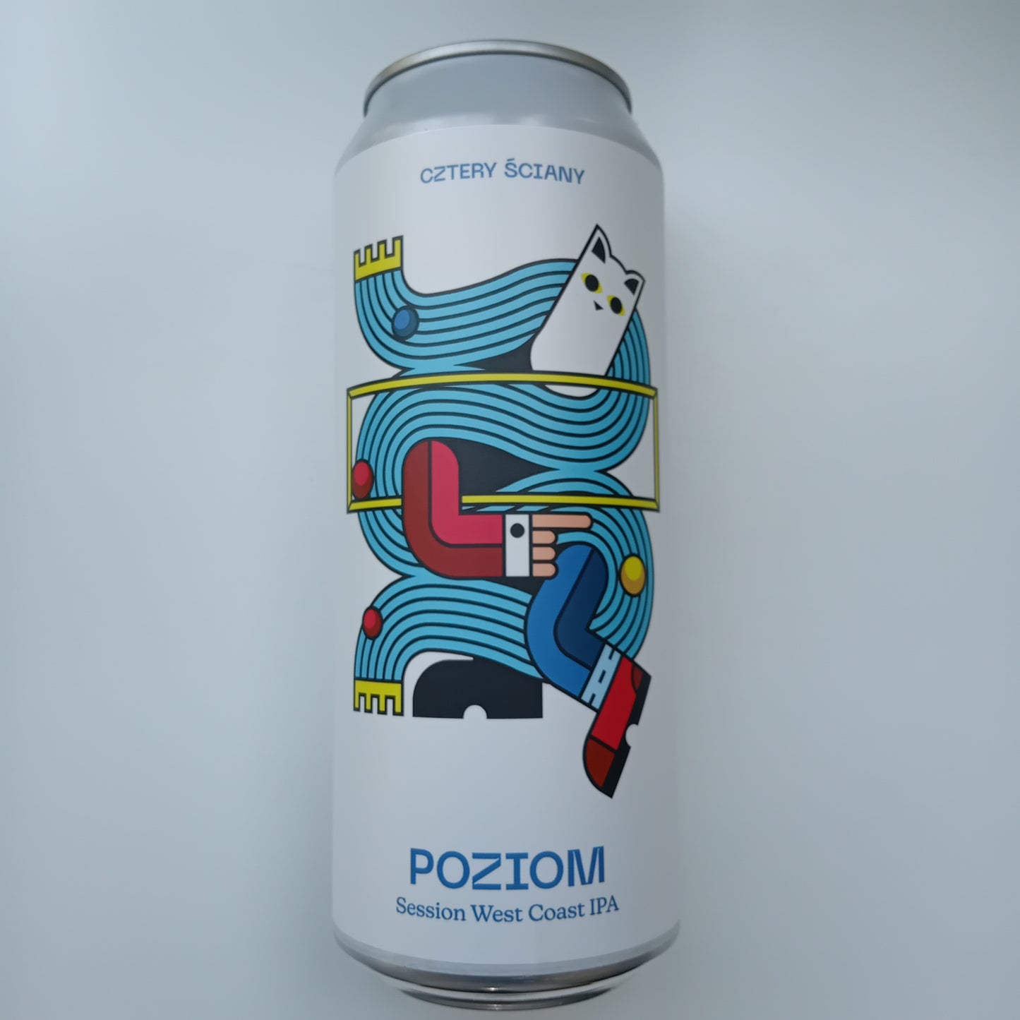 Cztery Sciany Poziom Session West Coast IPA - 500ml - 5,4% (THT 30-11-2024)