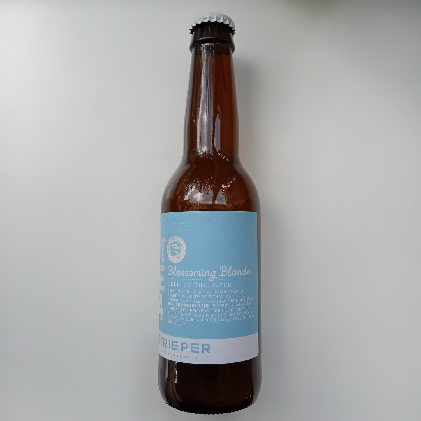 Strieper Prototype No 14 Blossoming Blonde - 330ml - 4,0% - brouwerij Strieper, Valkenswaard