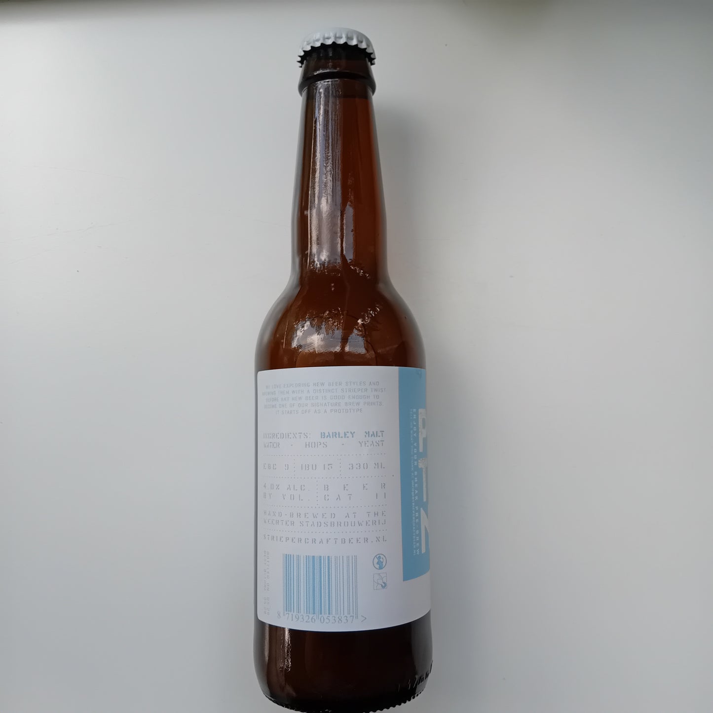 Strieper Prototype No 14 Blossoming Blonde - 330ml - 4,0% - brouwerij Strieper, Valkenswaard