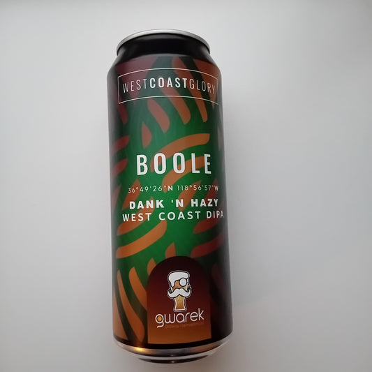 Browar Gwarek Boole Dank 'N' Hazy West Coast DIPA - 500ml - 8,2%