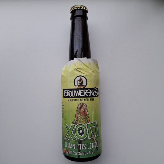 XON – D’RAN! ’TIS LENTE - 330ml - 5,5% - brouwerij Brouwersnös, Groenlo