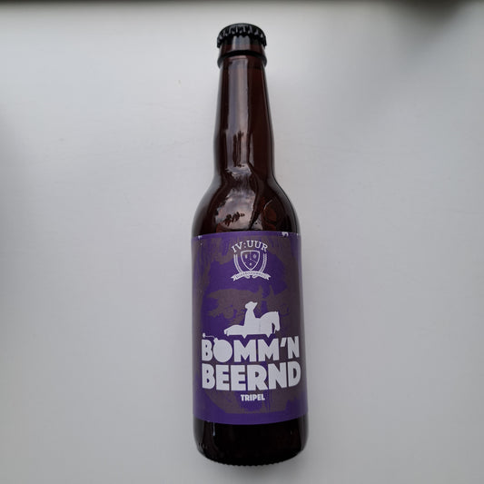 Bomm'n Beernd Belgian Tripel - 330 ml - 9% - brouwerij IV uur, Vriezenveen