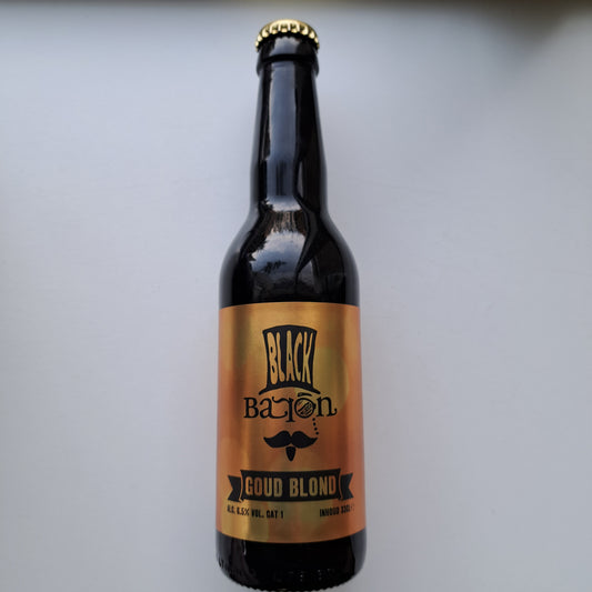 Black Baron Goud Blond - 330ml - 6,5% - brouwerij Black Baron, Nijverdal
